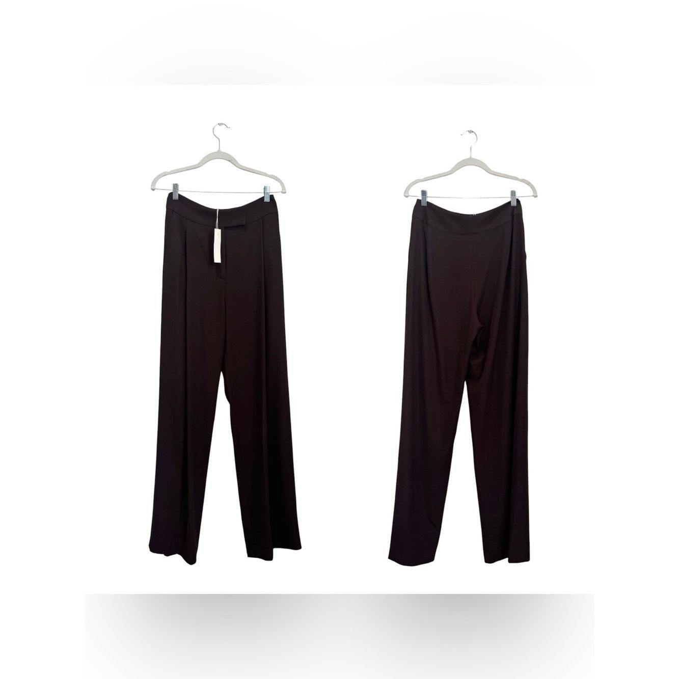 Nwt The Sei Relaxed Wide Leg Trouser In “Cocoa” Brown — image 4 of 7
